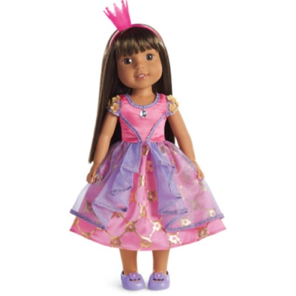 American Girl Wellie Wishers DAISY PRINCESS COSTUME for 14.5" Dolls NEW Outfit - Picture 1 of 6